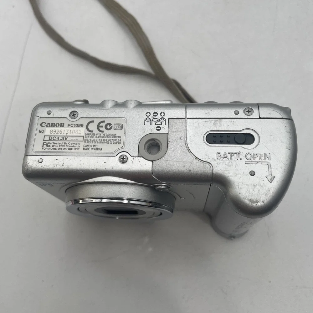 Canon PowerShot A95 5MP Digital Camera 12X Zoom+Battery+Memory Card-TESTED